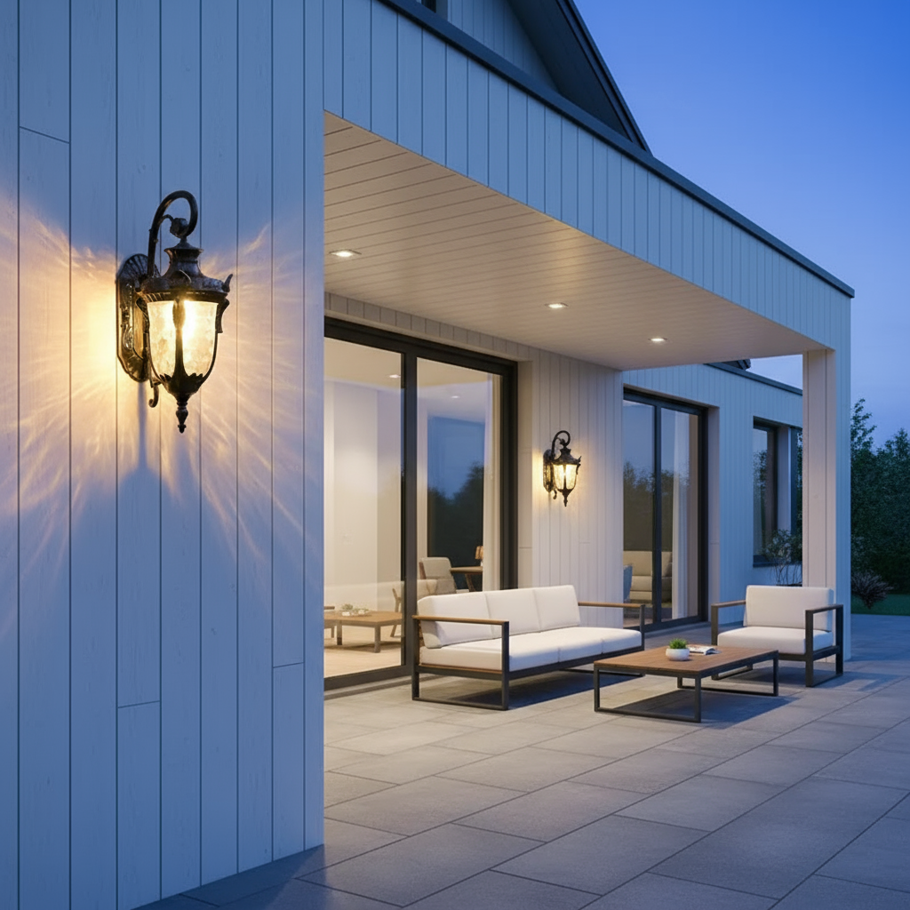 European Retro Outdoor Wall Lamp – Classic