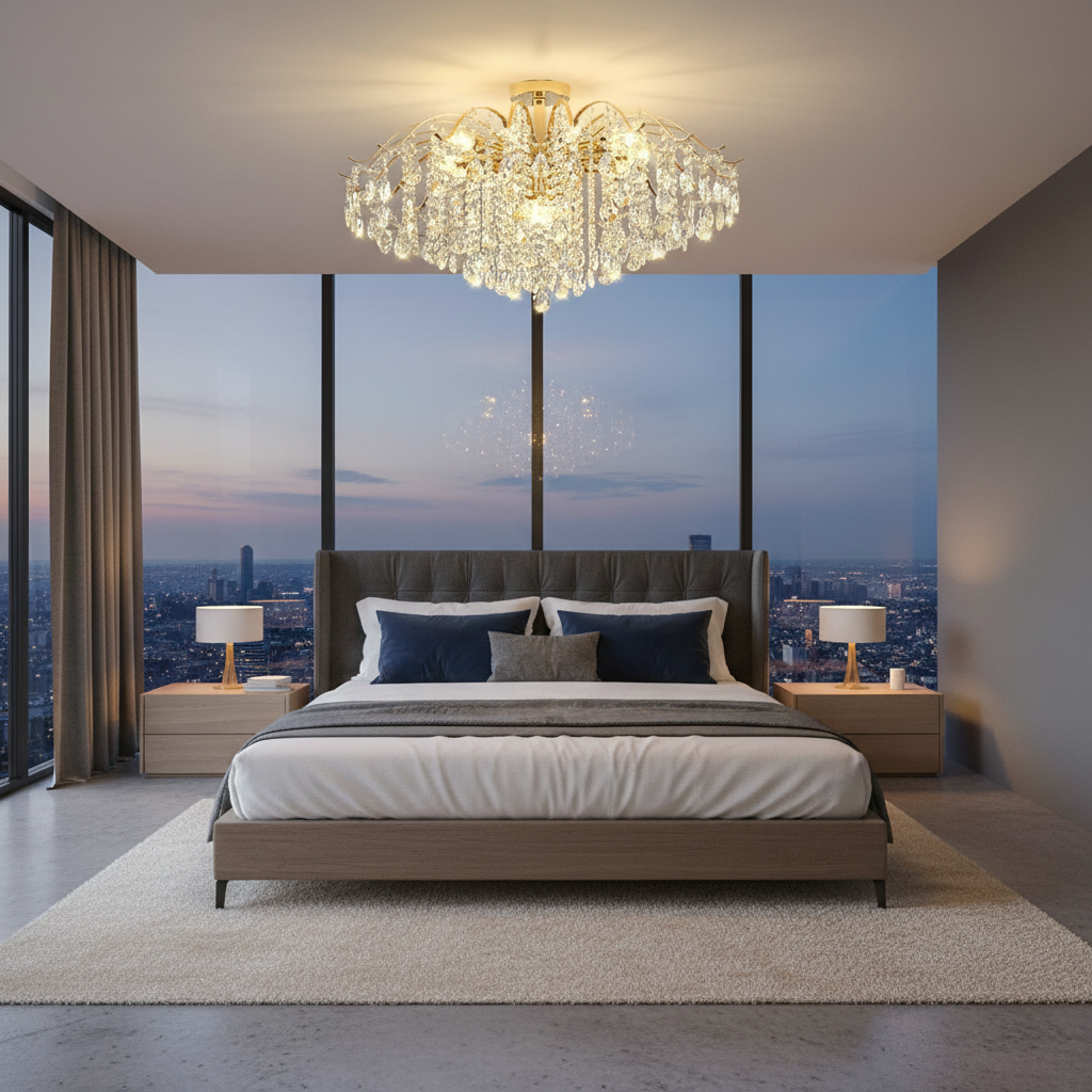 Modern Luxury Crystal Ceiling Chandelier