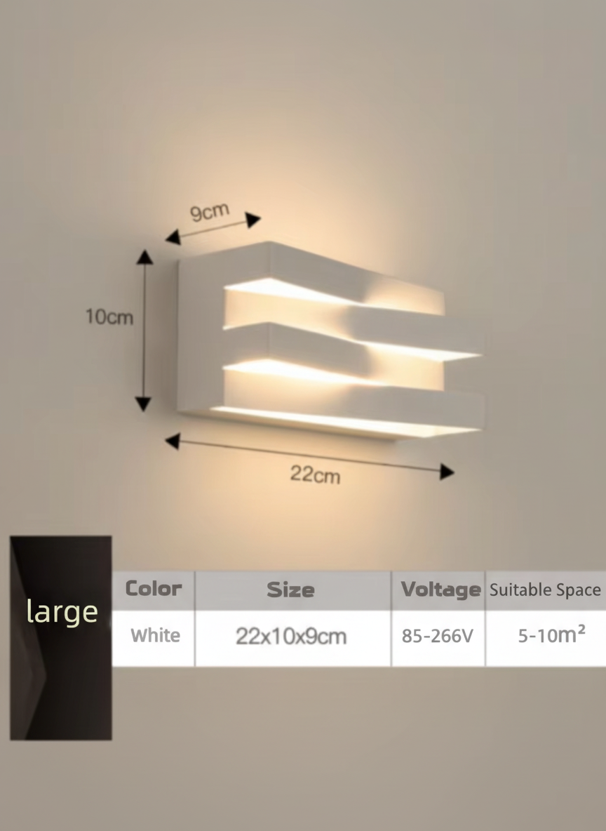 Modern Square LED Wall Lamp – Stylish