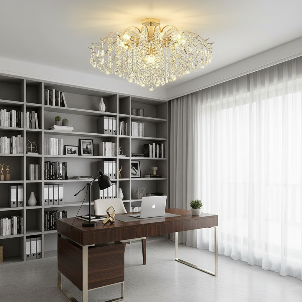 Modern Luxury Crystal Ceiling Chandelier