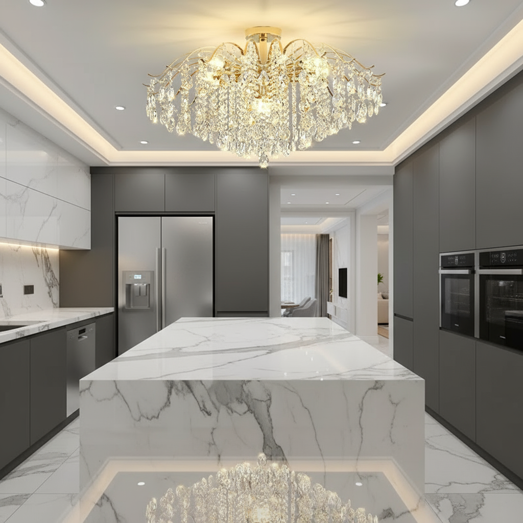 Modern Luxury Crystal Ceiling Chandelier