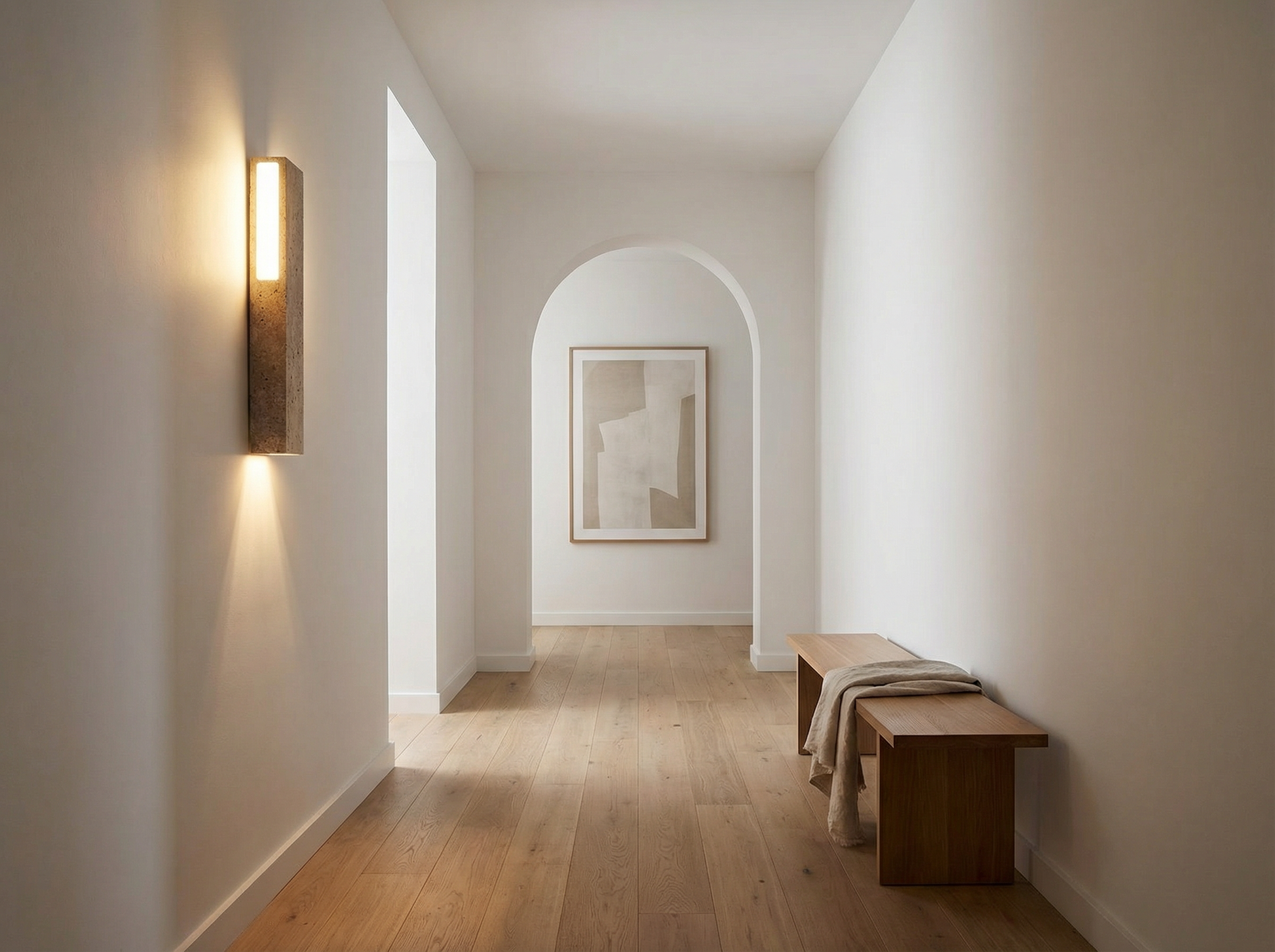 French Antique-Style Bedside Wall Lamp — Wabi-Sabi Inspired Designer Lighting