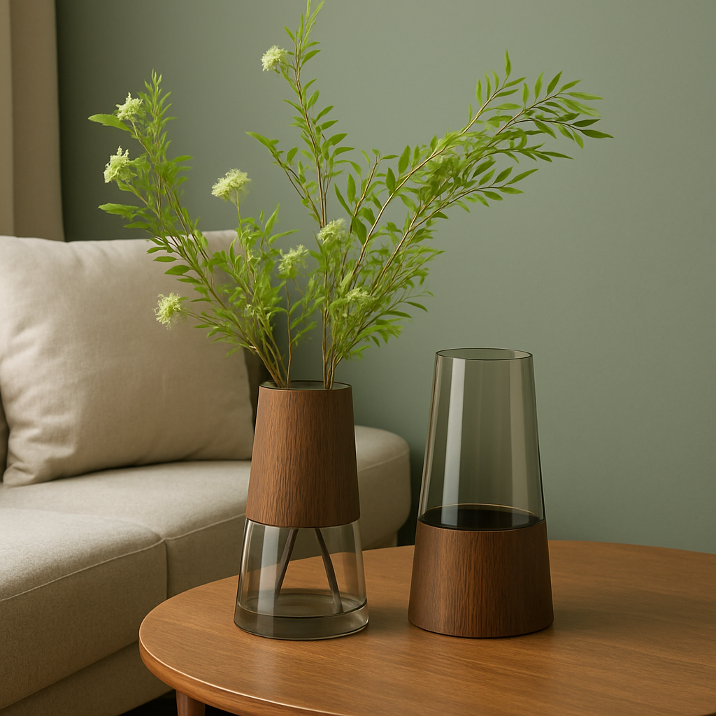 Nordic Light Luxury Tabletop Glass Vase