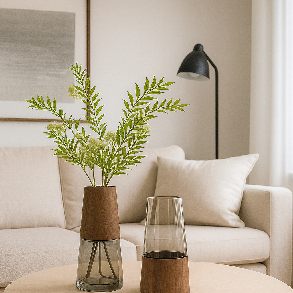 Nordic Light Luxury Tabletop Glass Vase