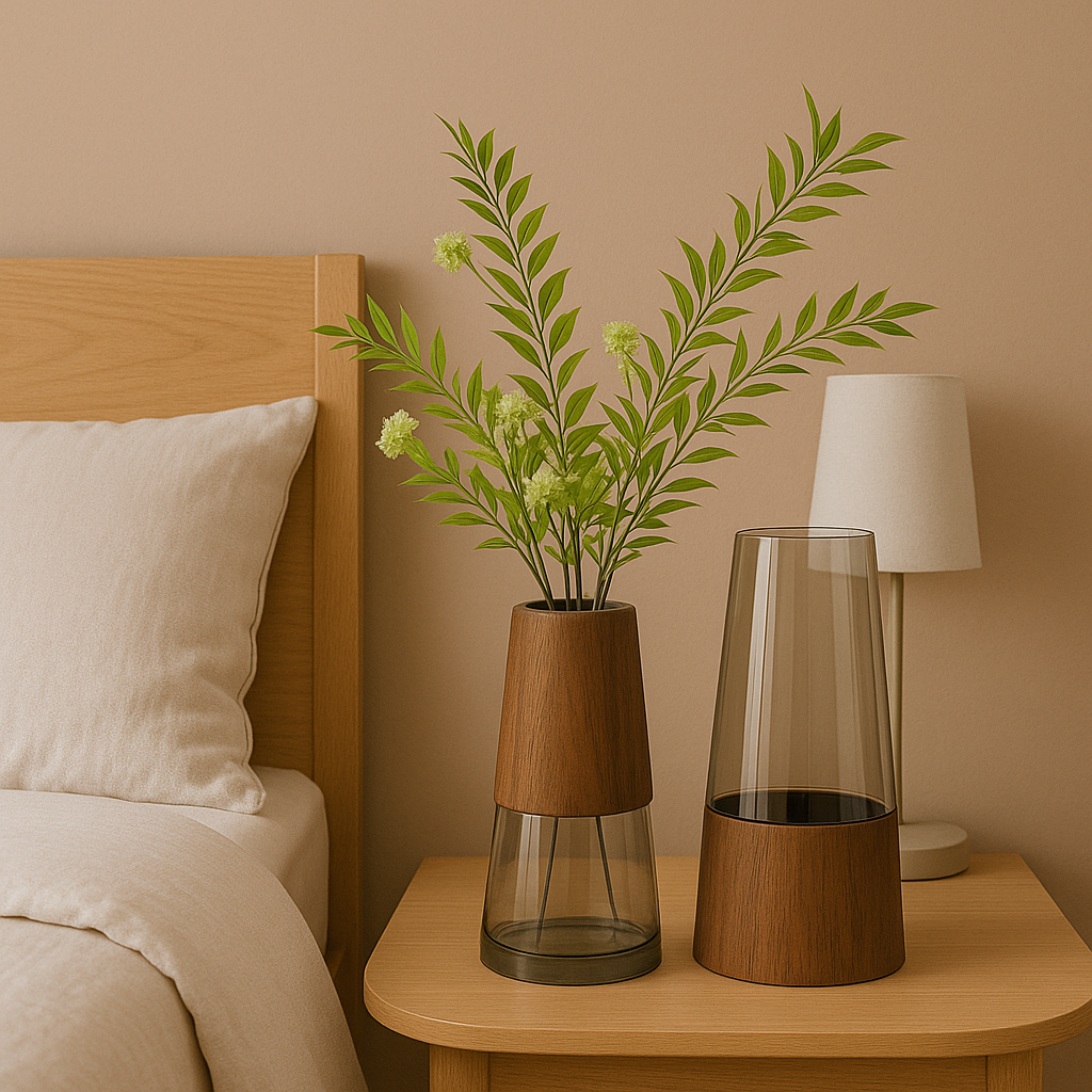 Nordic Light Luxury Tabletop Glass Vase