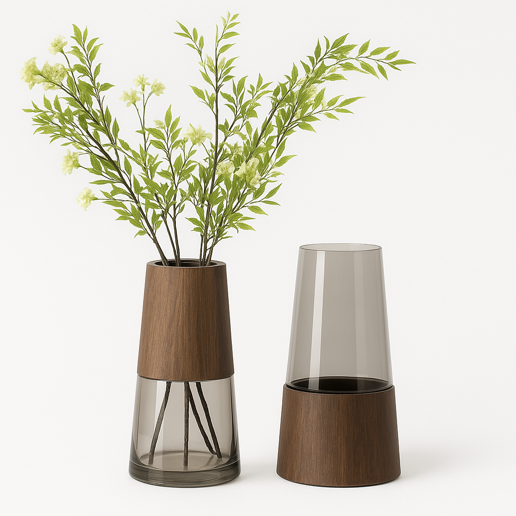 Nordic Light Luxury Tabletop Glass Vase