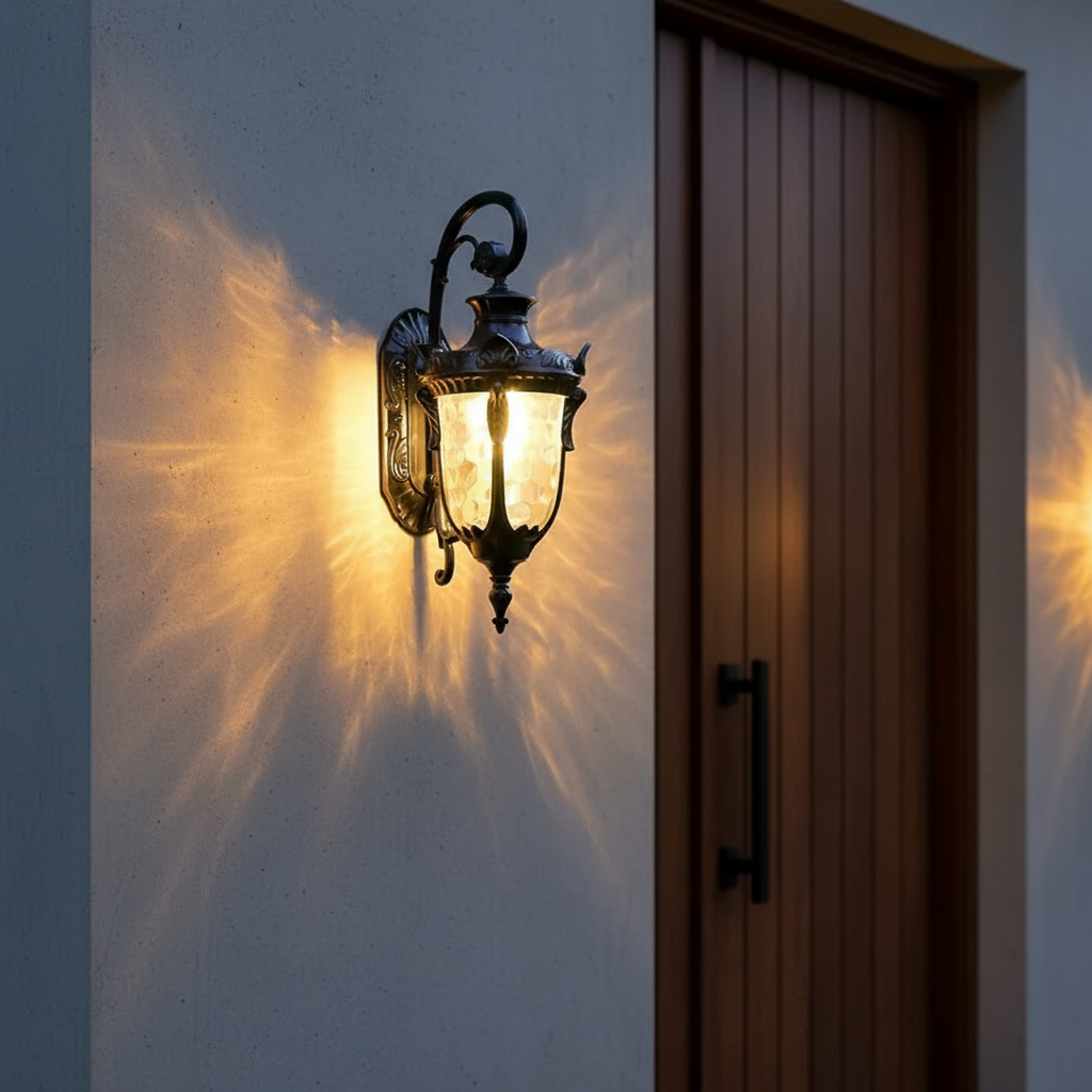 European Retro Outdoor Wall Lamp – Classic