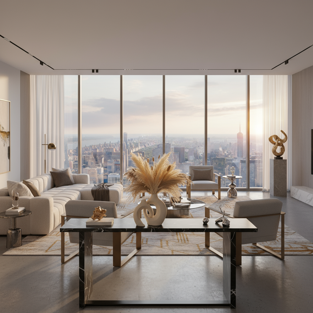 European Ceramic Vase Set