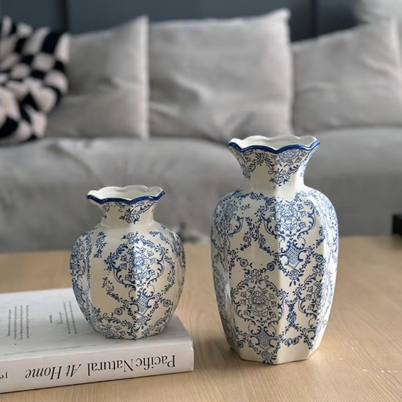 Hand-Painted Porcelain Vase