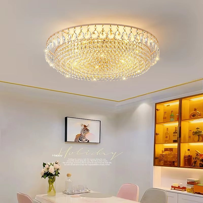 Modern Remote-Control LED Ceiling Light — Minimalist Flat Panel