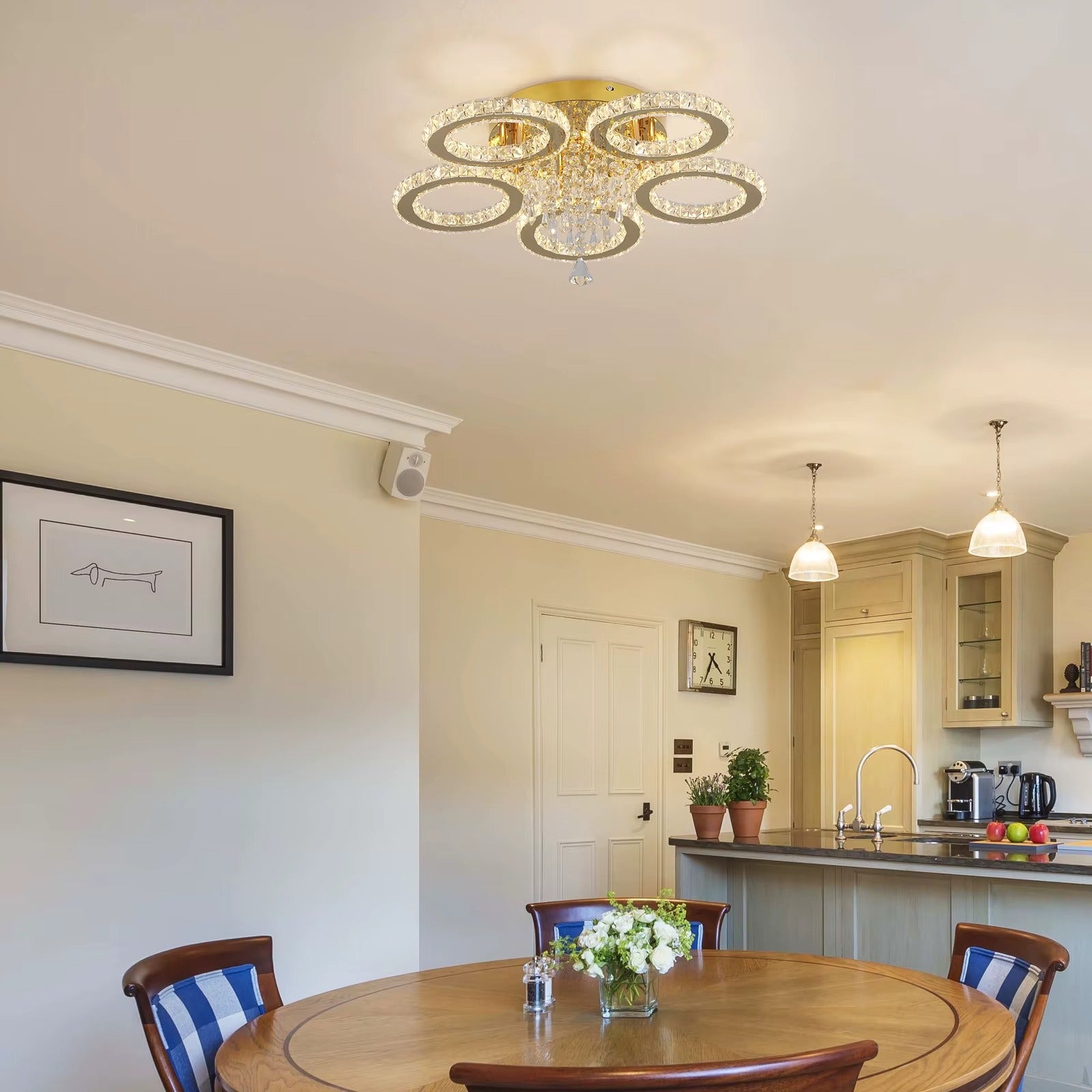 Modern LED Ceiling Lamp — Minimalist Surface Light for Living Room & Bedroom