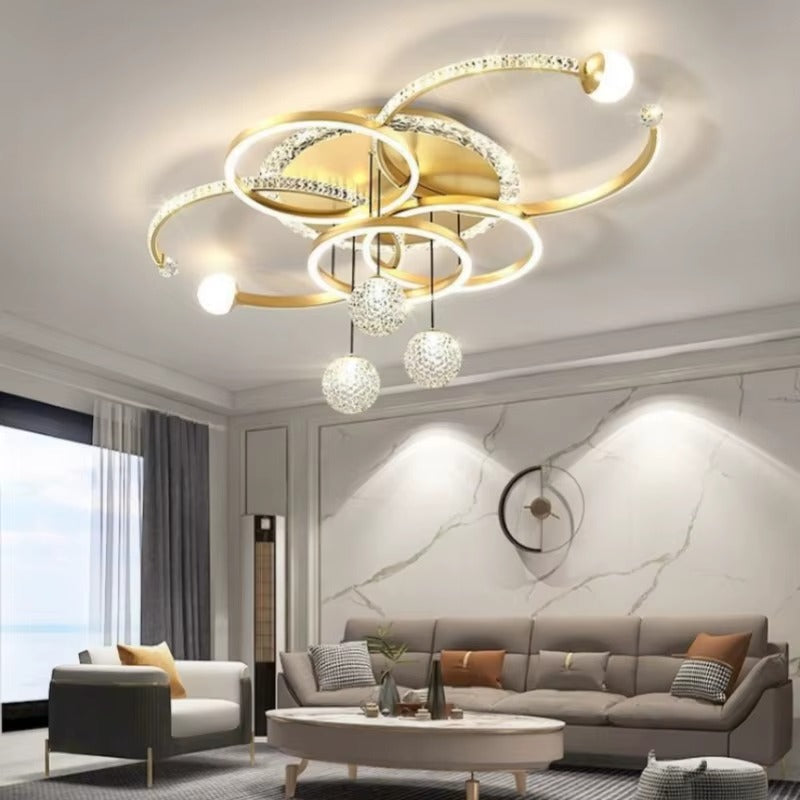 Sleek Modern LED Ceiling Lamp – Stylish Indoor Lighting for Living Room & Dining Area