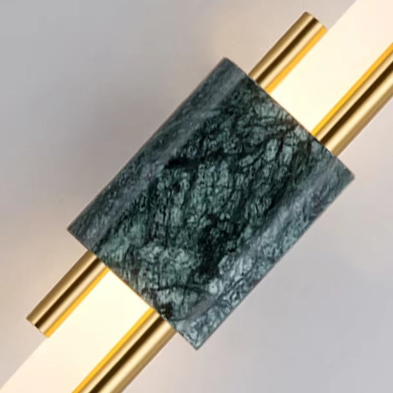 Luxury Green & White Marble LED Wall Lamp