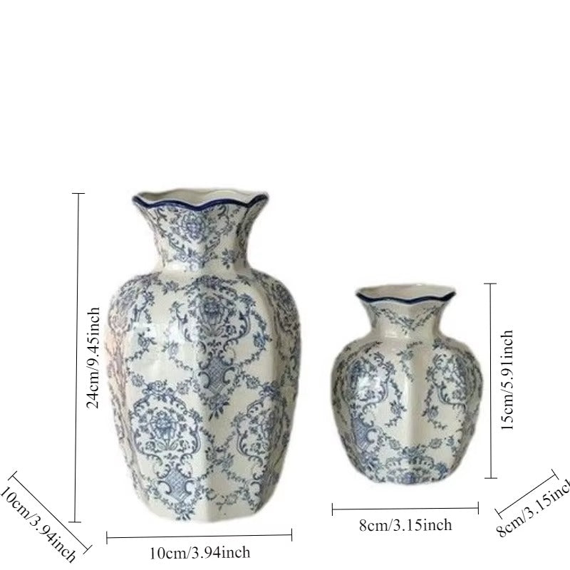 Hand-Painted Porcelain Vase