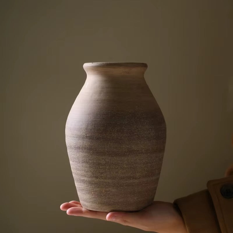 High Ceramic Retro Vase