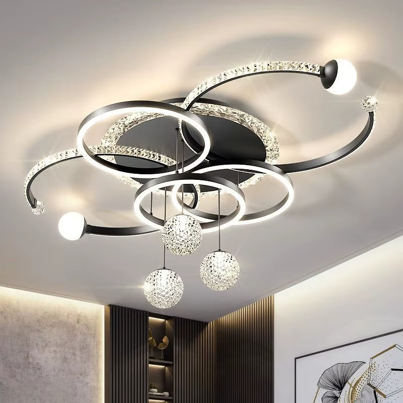 Sleek Modern LED Ceiling Lamp – Stylish Indoor Lighting for Living Room & Dining Area
