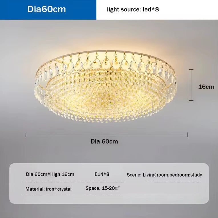 Modern Remote-Control LED Ceiling Light — Minimalist Flat Panel